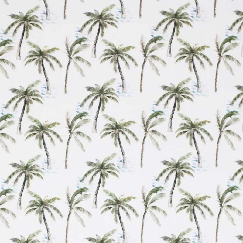 Jersey Cotton Fabric Digital Print - Palm Trees